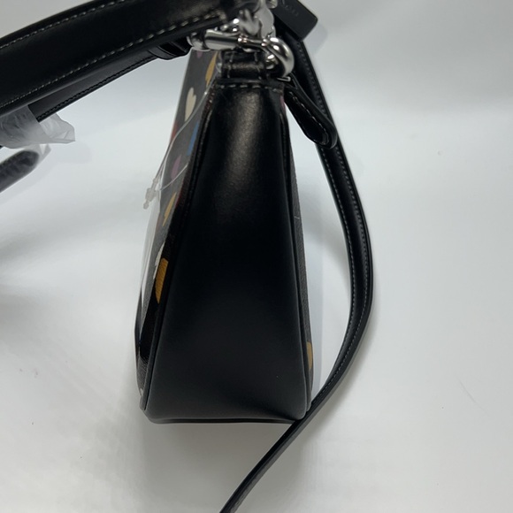 ❤️💙💜💛HP🪅NWT COACH TERI SHOULDER BAG IN SIGNATURE CANVAS WITH HEART PRINT - Picture 11 of 17